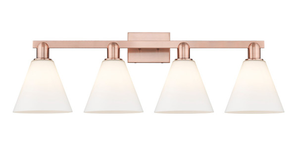 Innovations - 716-4W-AC-GBC-81 - Four Light Bath Vanity - Arcadia - Antique Copper