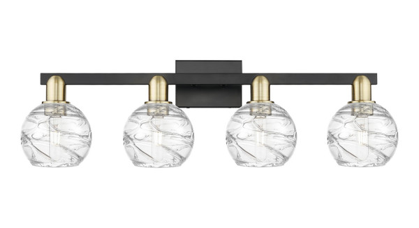 Innovations - 716-4W-BAB-G1213-6CL - Four Light Bath Vanity - Arcadia - Black Antique Brass