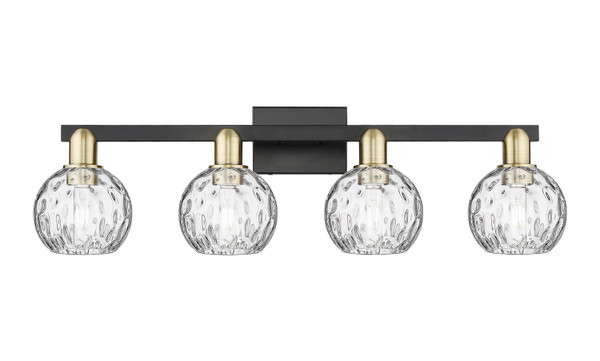 Innovations - 716-4W-BAB-G1215-6 - Four Light Bath Vanity - Arcadia - Black Antique Brass