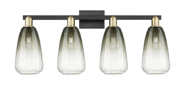 Innovations - 716-4W-BAB-G480-6SL - Four Light Bath Vanity - Arcadia - Black Antique Brass