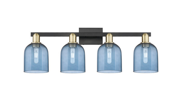 Innovations - 716-4W-BAB-G558-6BL - Four Light Bath Vanity - Arcadia - Black Antique Brass