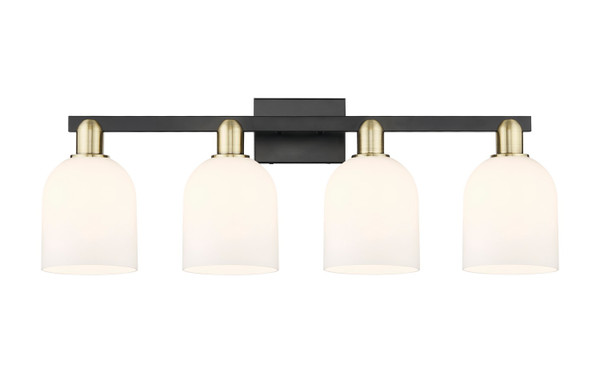 Innovations - 716-4W-BAB-G558-6GWH - Four Light Bath Vanity - Arcadia - Black Antique Brass