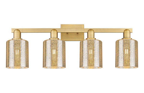Innovations - 716-4W-BB-G116 - Four Light Bath Vanity - Arcadia - Brushed Brass