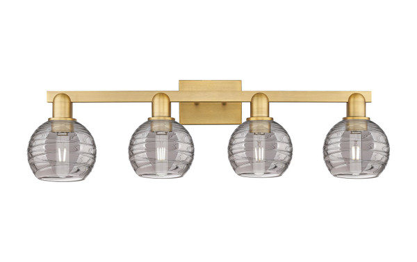 Innovations - 716-4W-BB-G1213-6SM - Four Light Bath Vanity - Arcadia - Brushed Brass