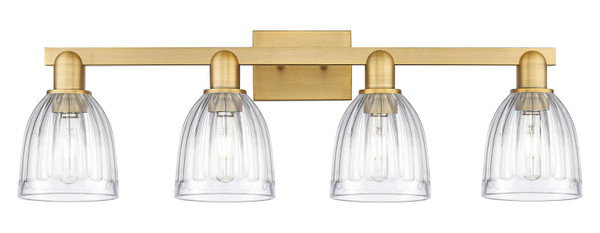 Innovations - 716-4W-BB-G442 - Four Light Bath Vanity - Arcadia - Brushed Brass