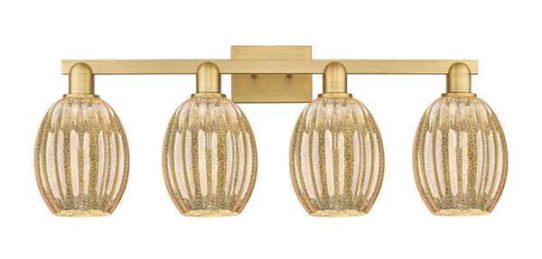 Innovations - 716-4W-BB-G459-6ME - Four Light Bath Vanity - Arcadia - Brushed Brass