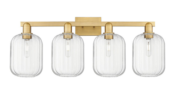 Innovations - 716-4W-BB-G460-7CL - Four Light Bath Vanity - Arcadia - Brushed Brass