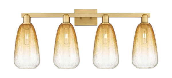 Innovations - 716-4W-BB-G480-6AM - Four Light Bath Vanity - Arcadia - Brushed Brass