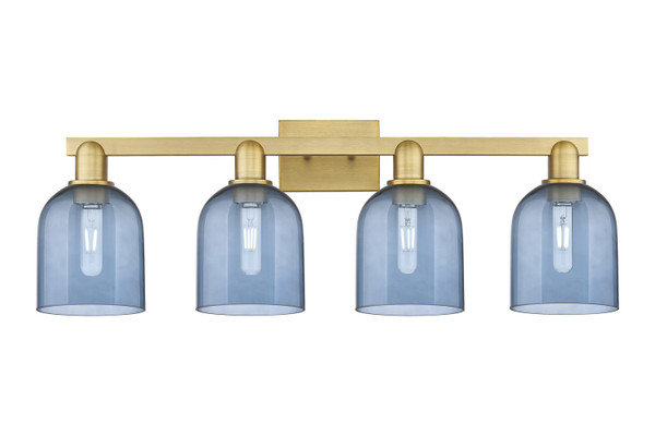 Innovations - 716-4W-BB-G558-6BL - Four Light Bath Vanity - Arcadia - Brushed Brass