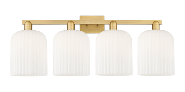 Innovations - 716-4W-BB-G559-8GWH - Four Light Bath Vanity - Arcadia - Brushed Brass