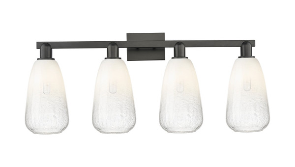 Innovations - 716-4W-BK-G480-6OP - Four Light Bath Vanity - Arcadia - Matte Black