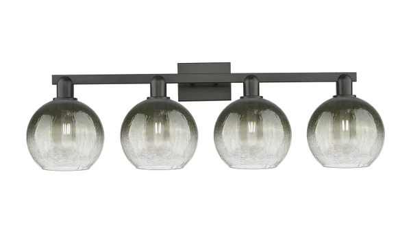 Innovations - 716-4W-BK-G483-8SL - Four Light Bath Vanity - Arcadia - Matte Black