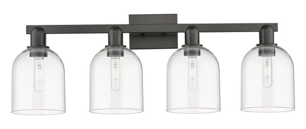 Innovations - 716-4W-BK-G558-6CL - Four Light Bath Vanity - Arcadia - Matte Black