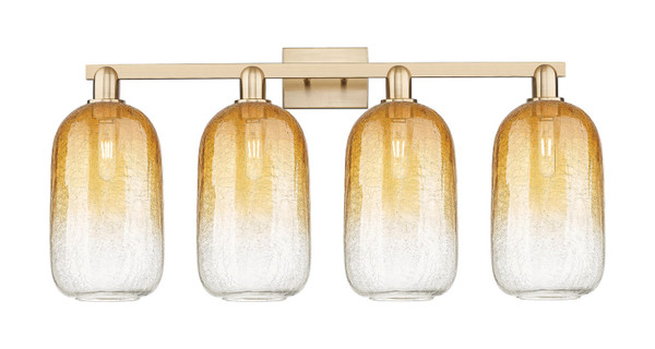 Innovations - 716-4W-CB-G482-7AM - Four Light Bath Vanity - Arcadia - Champagne Bronze