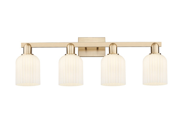 Innovations - 716-4W-CB-G559-5GWH - Four Light Bath Vanity - Arcadia - Champagne Bronze