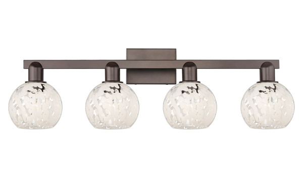 Innovations - 716-4W-OB-G1216-6WM - Four Light Bath Vanity - Arcadia - Oil Rubbed Bronze