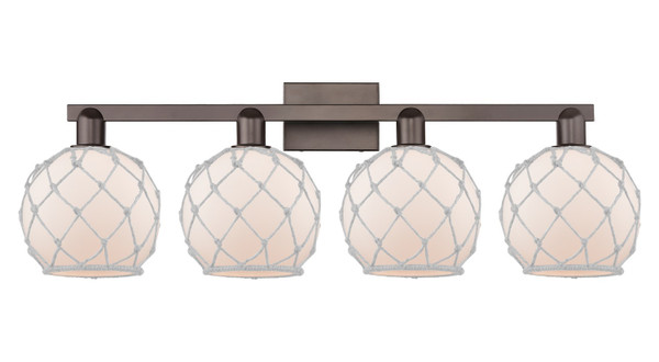 Innovations - 716-4W-OB-G121-8RW - Four Light Bath Vanity - Arcadia - Oil Rubbed Bronze