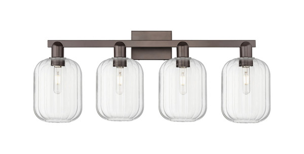 Innovations - 716-4W-OB-G460-7CL - Four Light Bath Vanity - Arcadia - Oil Rubbed Bronze