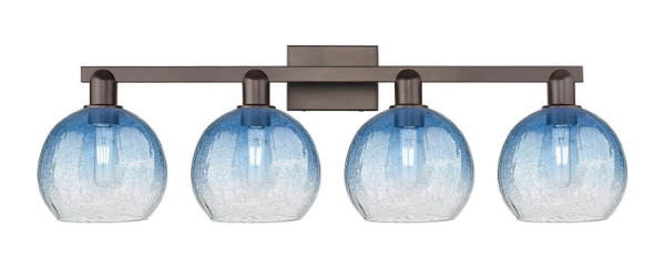 Innovations - 716-4W-OB-G483-8SB - Four Light Bath Vanity - Arcadia - Oil Rubbed Bronze
