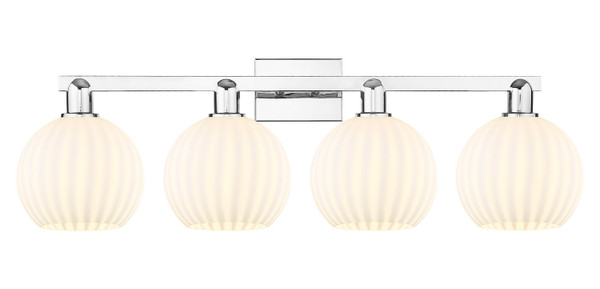 Innovations - 716-4W-PC-G1217-8WV - Four Light Bath Vanity - Arcadia - Polished Chrome