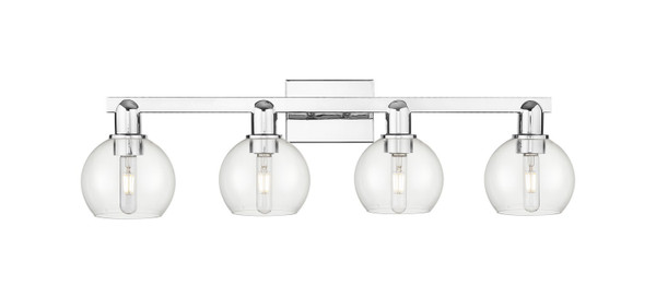Innovations - 716-4W-PC-G122-6 - Four Light Bath Vanity - Arcadia - Polished Chrome