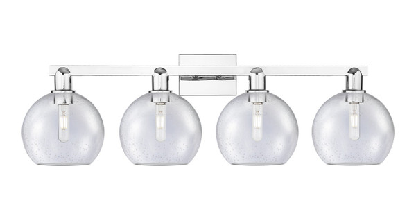 Innovations - 716-4W-PC-G124-8 - Four Light Bath Vanity - Arcadia - Polished Chrome