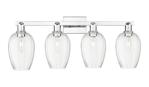 Innovations - 716-4W-PC-G457-6CL - Four Light Bath Vanity - Arcadia - Polished Chrome