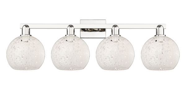 Innovations - 716-4W-PN-G1216-8WM - Four Light Bath Vanity - Arcadia - Polished Nickel