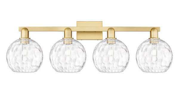 Innovations - 716-4W-SG-G1215-8 - Four Light Bath Vanity - Arcadia - Satin Gold