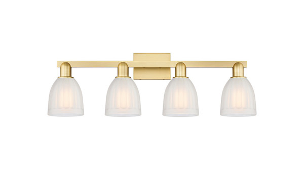 Innovations - 716-4W-SG-G441 - Four Light Bath Vanity - Arcadia - Satin Gold