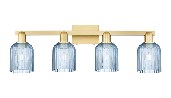 Innovations - 716-4W-SG-G559-5BL - Four Light Bath Vanity - Arcadia - Satin Gold