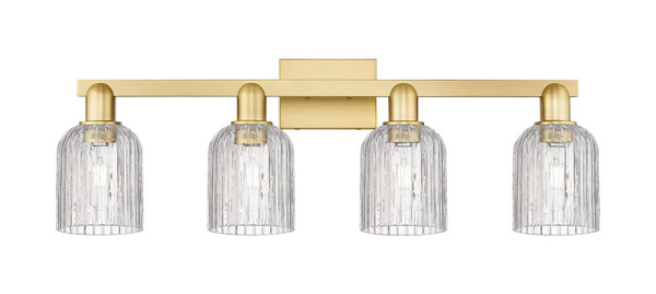 Innovations - 716-4W-SG-G559-5CL - Four Light Bath Vanity - Arcadia - Satin Gold