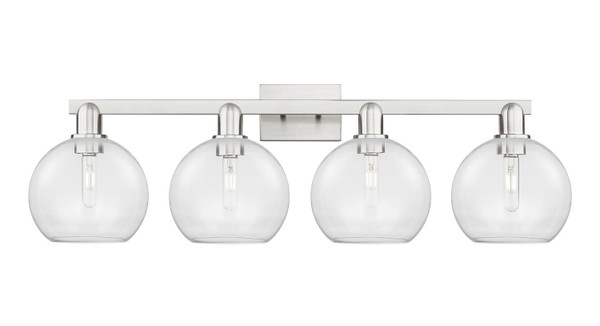 Innovations - 716-4W-SN-G122-8 - Four Light Bath Vanity - Arcadia - Brushed Satin Nickel