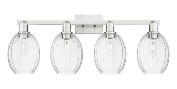 Innovations - 716-4W-SN-G459-6CL - Four Light Bath Vanity - Arcadia - Brushed Satin Nickel