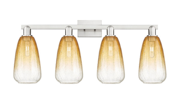 Innovations - 716-4W-SN-G480-6AM - Four Light Bath Vanity - Arcadia - Brushed Satin Nickel
