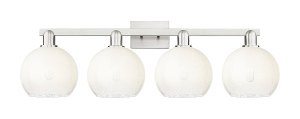 Innovations - 716-4W-SN-G483-8OP - Four Light Bath Vanity - Arcadia - Brushed Satin Nickel