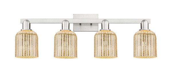 Innovations - 716-4W-SN-G559-5ME - Four Light Bath Vanity - Arcadia - Brushed Satin Nickel