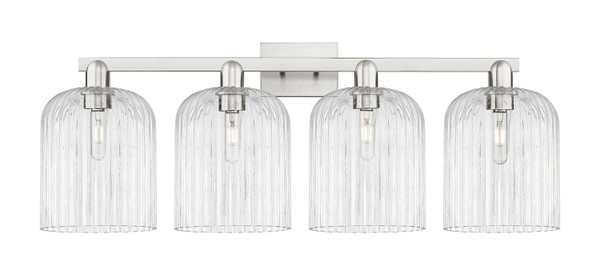 Innovations - 716-4W-SN-G559-8CL - Four Light Bath Vanity - Arcadia - Brushed Satin Nickel