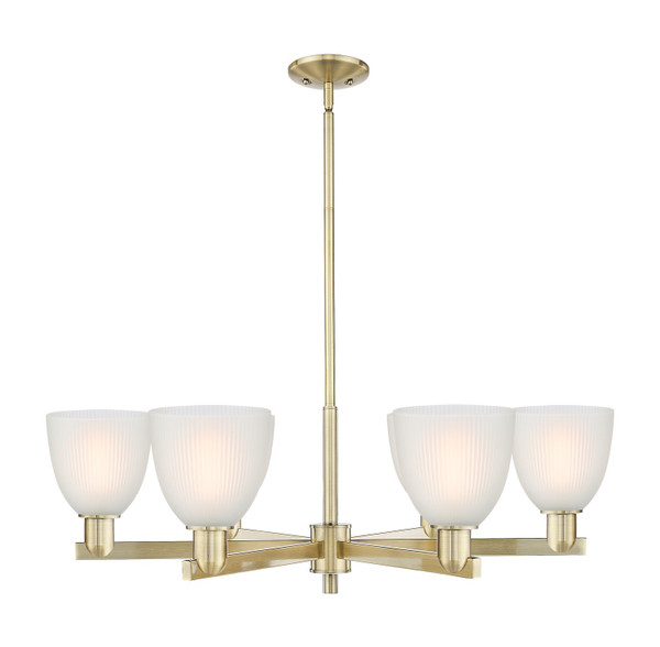 Innovations - 716-6CR-AB-G381 - Six Light Chandelier - Arcadia - Antique Brass