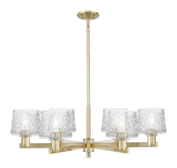 Innovations - 716-6CR-AB-G402 - Six Light Chandelier - Arcadia - Antique Brass
