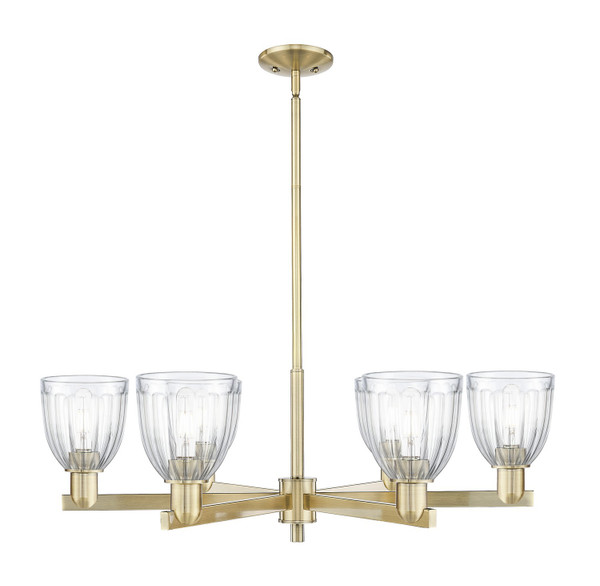 Innovations - 716-6CR-AB-G442 - Six Light Chandelier - Arcadia - Antique Brass