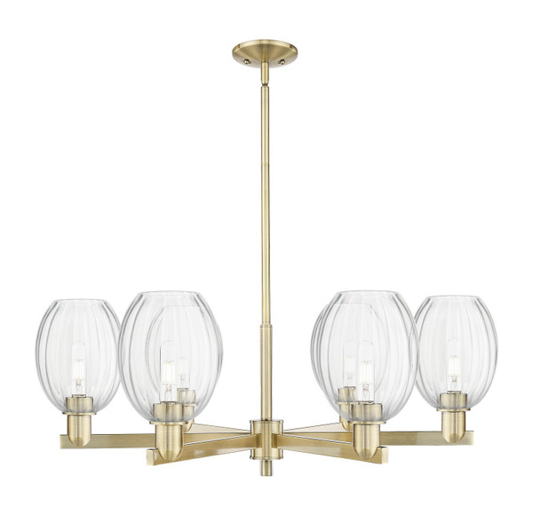 Innovations - 716-6CR-AB-G459-6CL - Six Light Chandelier - Arcadia - Antique Brass