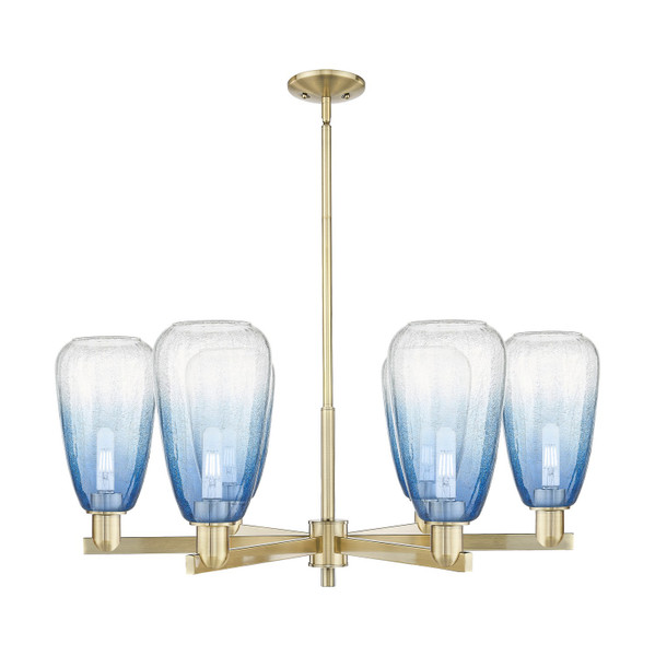 Innovations - 716-6CR-AB-G480-6SB - Six Light Chandelier - Arcadia - Antique Brass