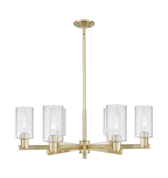 Innovations - 716-6CR-AB-G804 - Six Light Chandelier - Arcadia - Antique Brass