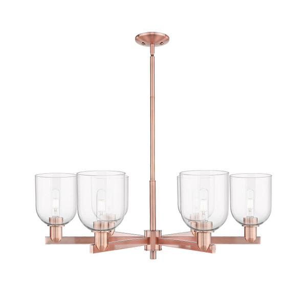 Innovations - 716-6CR-AC-G558-6CL - Six Light Chandelier - Arcadia - Antique Copper