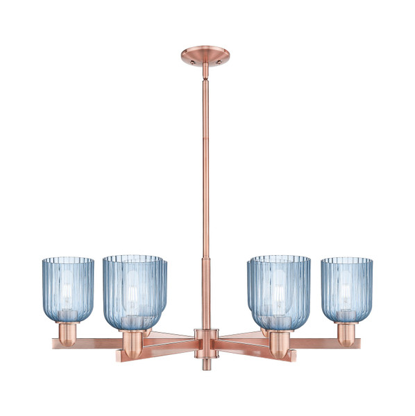 Innovations - 716-6CR-AC-G559-5BL - Six Light Chandelier - Arcadia - Antique Copper