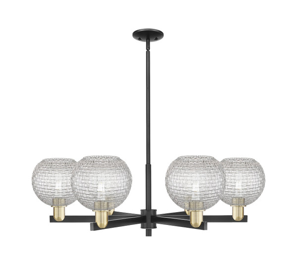 Innovations - 716-6CR-BAB-G122C-8CL - Six Light Chandelier - Arcadia - Black Antique Brass