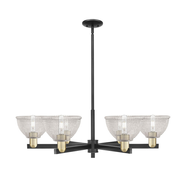 Innovations - 716-6CR-BAB-G422 - Six Light Chandelier - Arcadia - Black Antique Brass