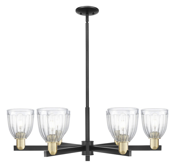 Innovations - 716-6CR-BAB-G442 - Six Light Chandelier - Arcadia - Black Antique Brass