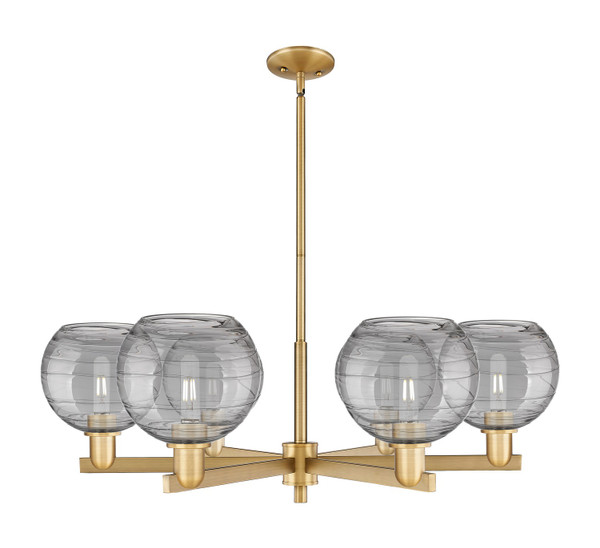 Innovations - 716-6CR-BB-G1213-8SM - Six Light Chandelier - Arcadia - Brushed Brass